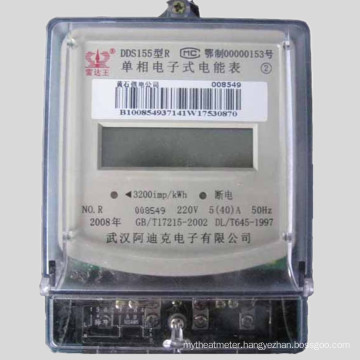 Anti-Theft Double Circuit Intelligent Electric/Kwh/Energy Meter